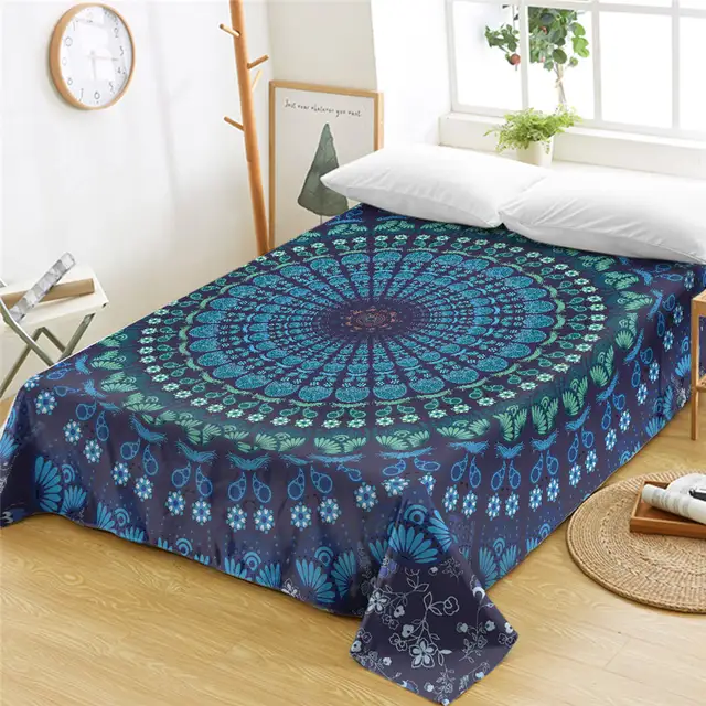 Online Beddingoutlet Mandala Queen Bed Sheets One Piece Purple Placeholder Beddingoutlet Mandala Queen Bed Sheets One Piece Purple Blue Flat Sheet Soft Bedding Bedspreads Fl Bohemian