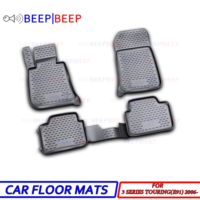 

For BMW 3 Series Touring E91 2006- car floor mats carpets auto floor mat dust proof water proof car styling interior decoration
