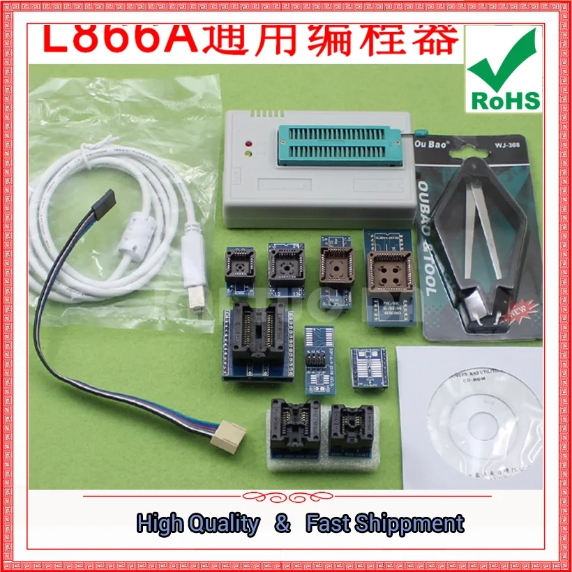 Goede Gratis Verzending 1 stks USB Hoge Prestaties TL866A Universele Programmeur Notebook Auto flash bios Brander E4A1