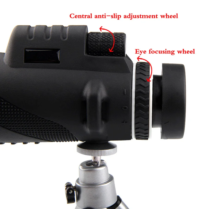 HD 40x60 Monocular High Definition Telescope for Mobilephone Low Light Night Vision RL38-0006-05