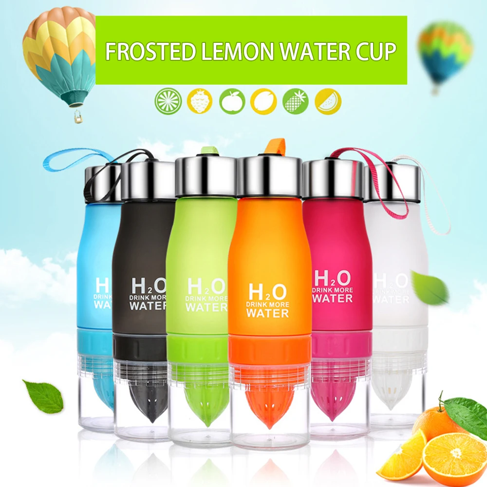 

Infuser Water Bottle plastic Fruit infusion Kids Drink Outdoor Sports bottle Juice lemon Portable Kettle Flip Lid Cup