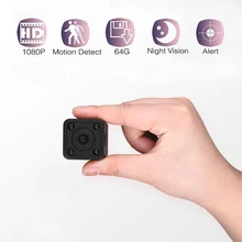 Мини ip-камера, микро камера с датчиком движения, ночное видение, Домашняя мини-видеокамера, 1080 P, HD камера безопасности, Wi-Fi камера