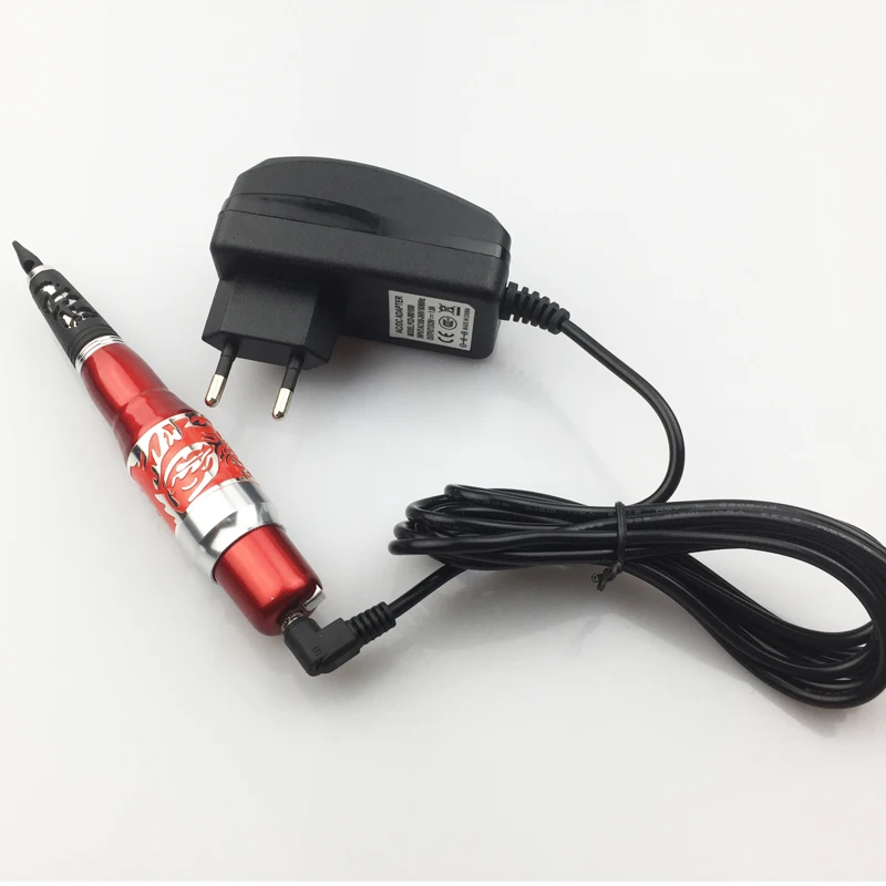Permanent-Makeup-Machine-Pen-tattoo-Machines-Kits-30-Needles-Tips-Black-Eyebrow-Tattoo-Machines-Set-5