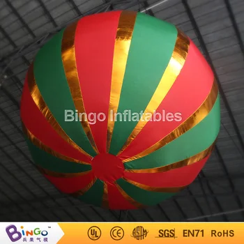 

christmas hanging inflatable ball,colorful party balloons 1.5m diameter with built-in mini blower BG-A1167 toy