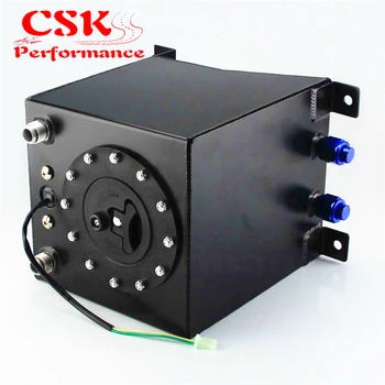 

Aluminum Racing Drift Fuel Cell Tank 9.5 Liter + Level Sender 2.5 Gallon Black