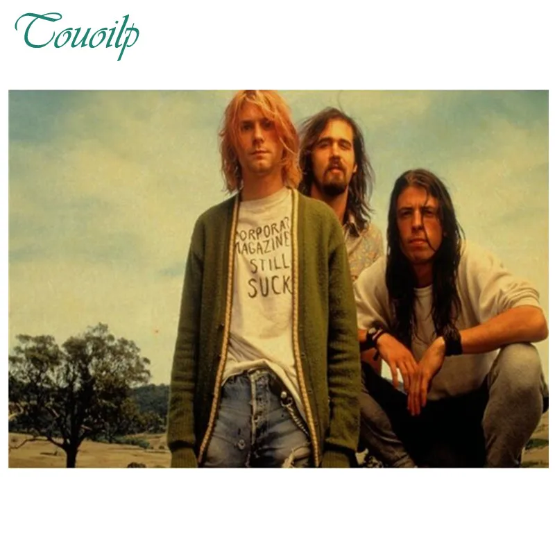 

Touoilp 5D DIY full Diamond Painting Super Rock Band Nirvana Kurt Cobain Kid Cudi Diamond Embroidery Cross Stitch Needlework