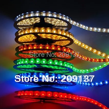 Гибкая разноцветная Светодиодная лента RGB светильник на 12 в пост. Тока 300