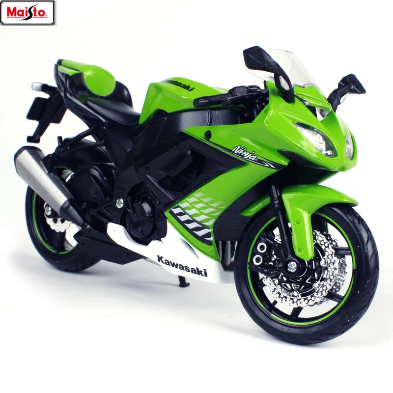 

Maisto 1:12 Kawasaki ZX-R simulation alloy motocross Series original authorized motorcycle model toy car