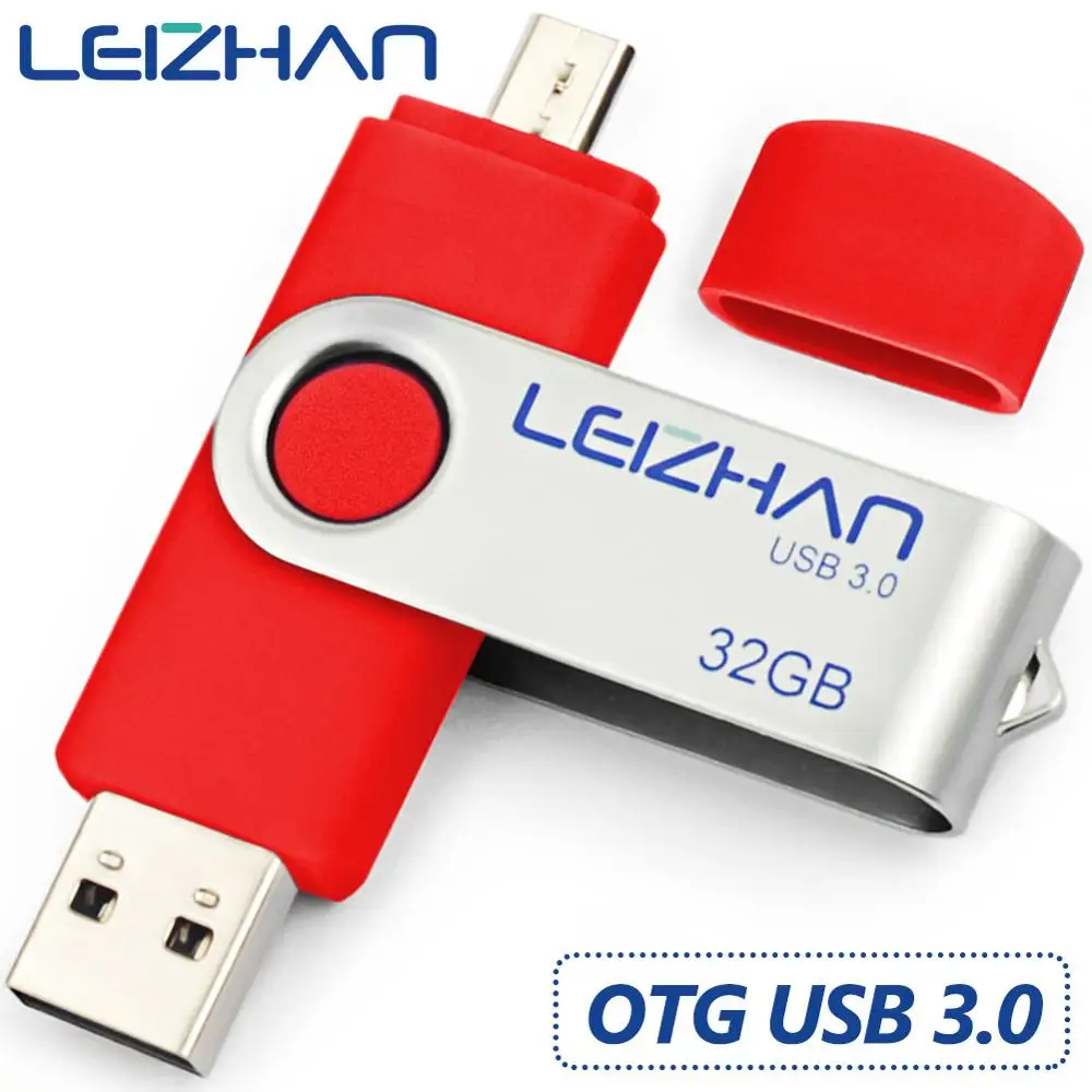 Флеш накопитель LEIZHAN 128 ГБ USB 3 0 карта памяти Micro для телефона Android 64 32 16 8 с рисунком