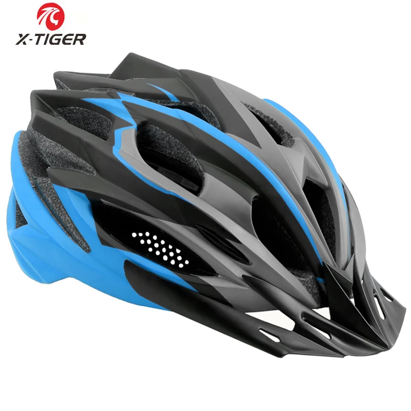 X-TIGER ультралегкий велосипедный шлем EPS+ PC чехол MTB велосипедный шлем цельная форма велосипедный горный велосипедный шлем для мужчин и женщин - Цвет: X-TK-0504