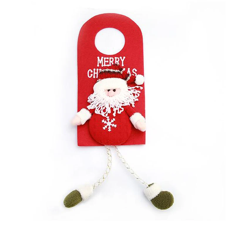 2019 new Christmas Santa Claus Snowman Reindeer XMAS Door Hanging Home Decoration