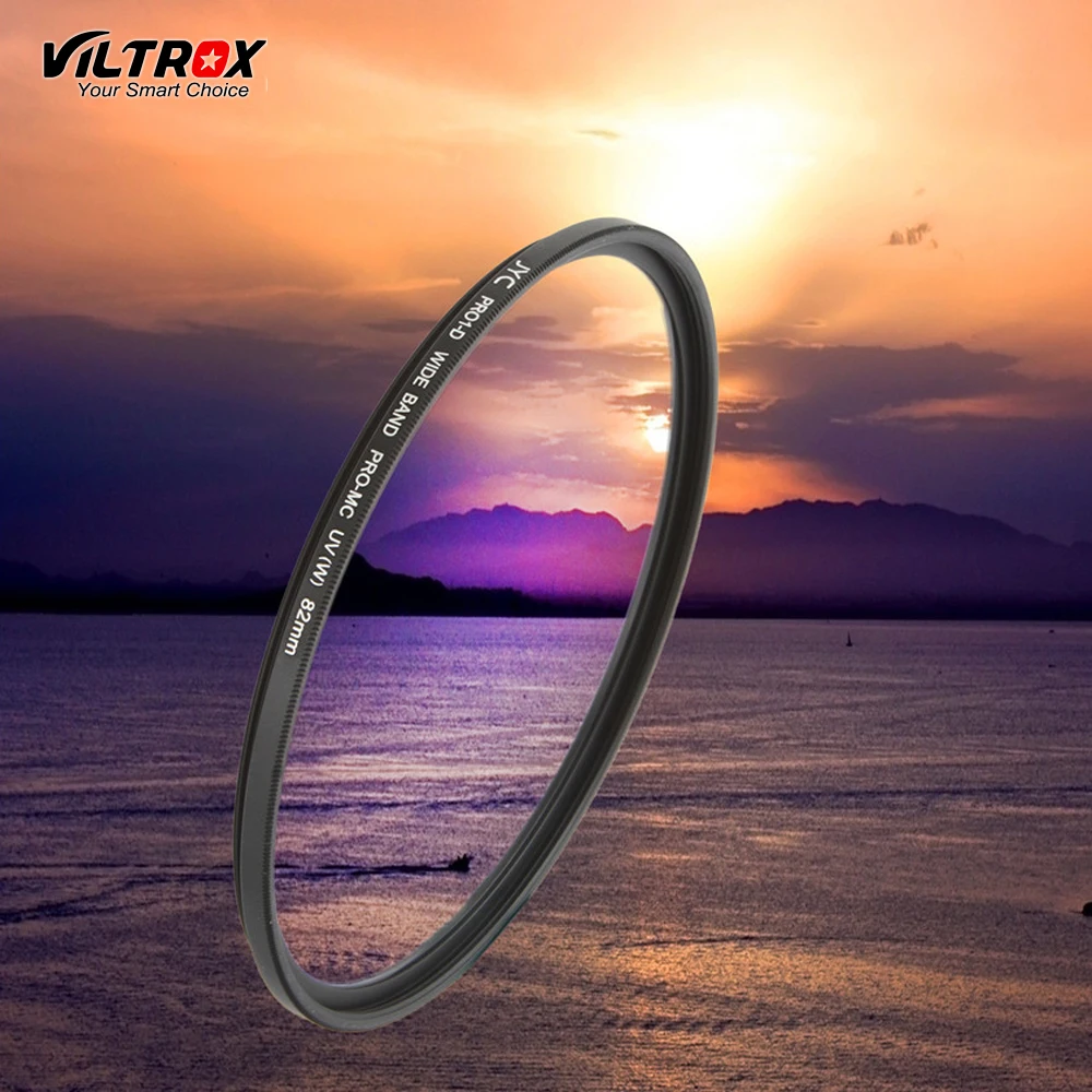 

Viltrox Super Slim Optical Glass MC UV Filter Lens Protector 62mm 72 mm 82mm for Canon Nikon Sony Pentax Panasonic camera