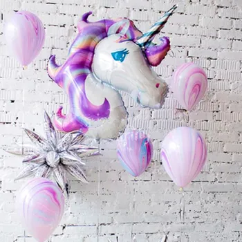 

50pcs 116*87cm Shape Foil Mylar Balloons Animal Horse Baby Shower Wdding Birthday Party Supplies Decorations Child Toys