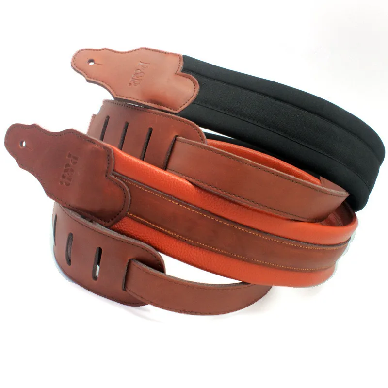 

Guitar Strap High Grade Leather Electric Guitar Strap Personal Musical Instrument Accessories