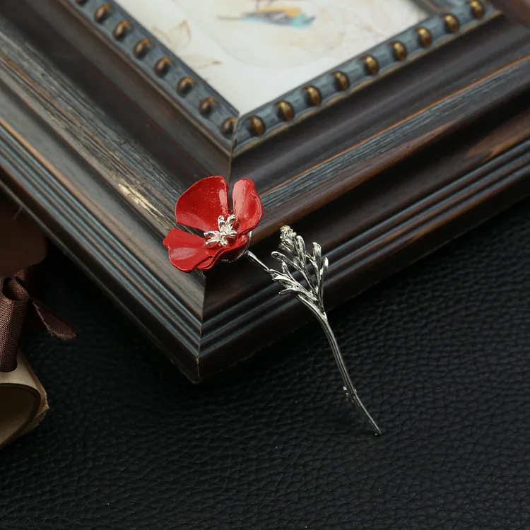 2  flower brooch