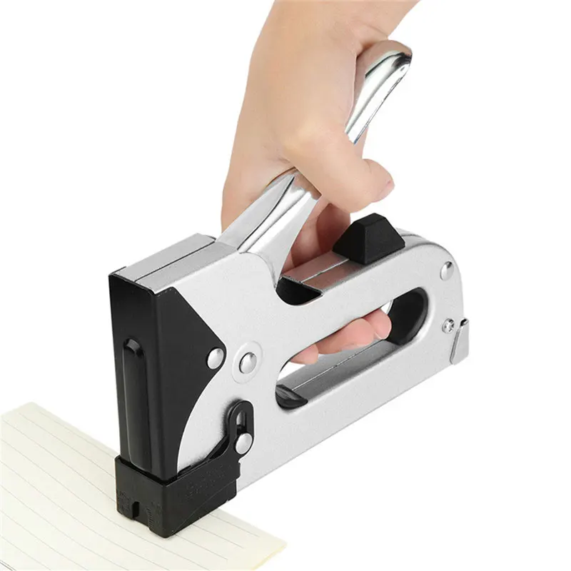 

Heavy Manual Nail-Gun Multitool Staple-Gun Clamp Stapler for Furniture Wood Upholstery Woodworking Rivet Tool