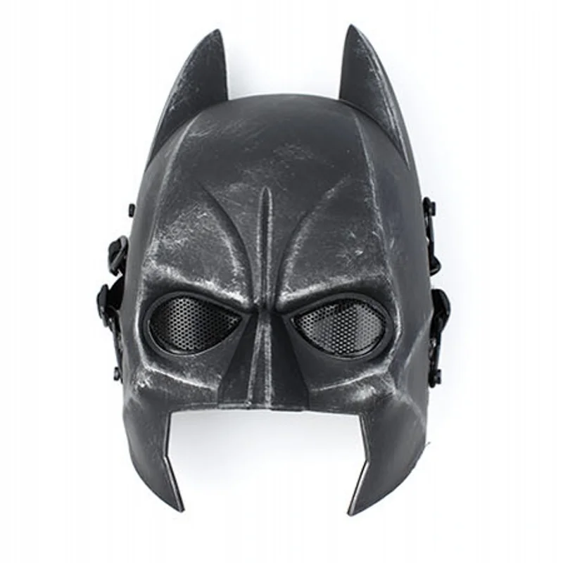 

Batman Half Face Tactical Airsoft Mask Mesh CS Wargame Paintball Accessories Military Army Face Masks