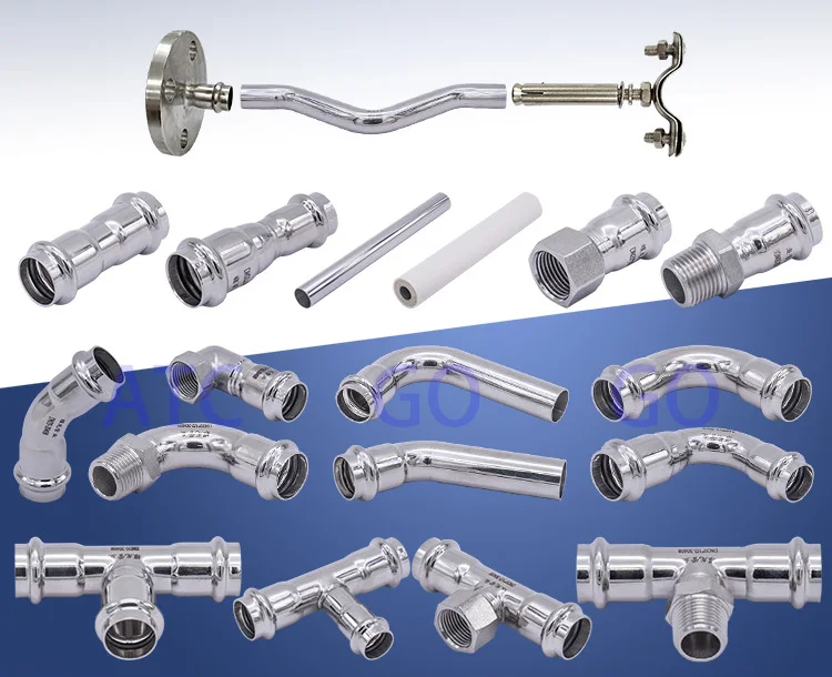 adjustable Stainless Steel Pipe Clamp Clip Support bracket with Screw O