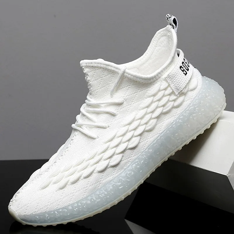 

Men Sneakers Breathable Casual Men Vulcanize Shoes Male Air Mesh Lace up Shoes fashion Breath Jelly Bottom Leisure Time Sneakers