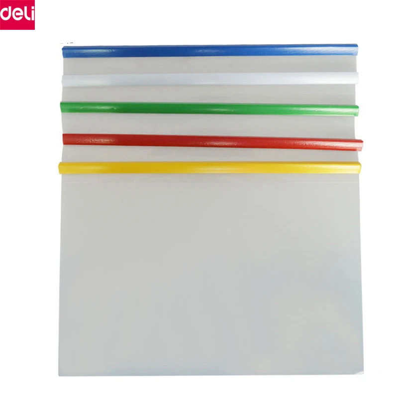 

Deli 10pcs A4 Size File Folder Presentation Folder Portable Document Folder File and Paper Organizer Office and School Supplies