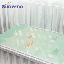 SUNVENO/простыня для новорожденных; летняя дышащая простыня; классный шелк; детское постельное белье с подушкой; детская простыня; 120x60 см