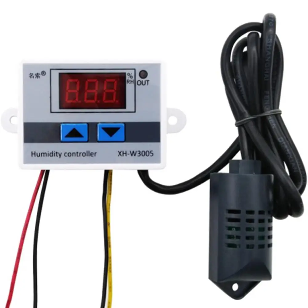 110V-220V Digital Humidity Controller Instrument Humidity Control Switch 0~99%RH Hygrostat Hygrometer Humidity Sensor 110V-220V Digital Humidity Controller Instrument Humidity Control Switch 0~99%RH Hygrostat Hygrometer Humidity Sensor