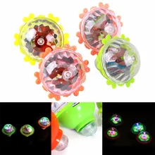 1 шт. Цвет флэш-светодиодный свет игрушка Музыка Гироскоп Peg-Top Spinner Spinning классические игрушки детские игрушки