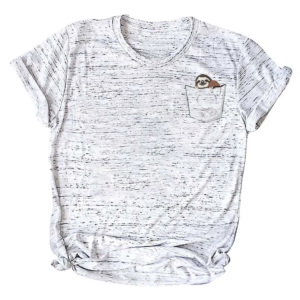 

2019 MAXIORILL New куртка Women's Summer Print Casual Short Sleeve Large Size Women's T-Shirt Tops Wholesale Free Shipping T44