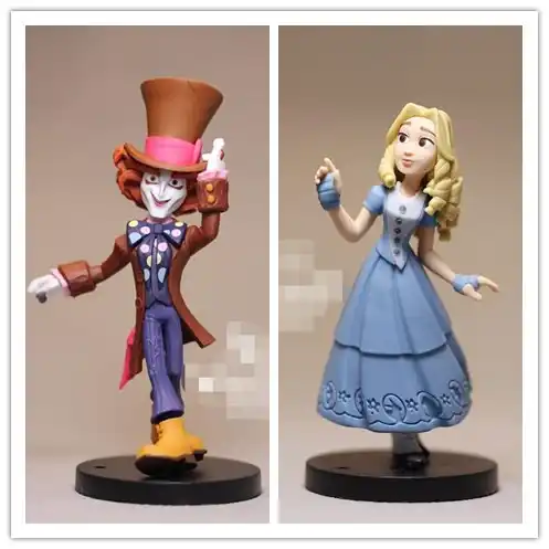 alice in wonderland mini figures