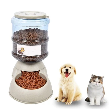 

Pet Dog Puppy Cat Water Dispenser Food Dish Bowl Feeder Pet Automatic Drinking Fountain Feeder Water Dog Bowl