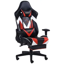 Офисный Silla Gamer игровой Esports Poltrona Boss стул с колесом с подставкой для ног может лежать искусственная кожа массаж