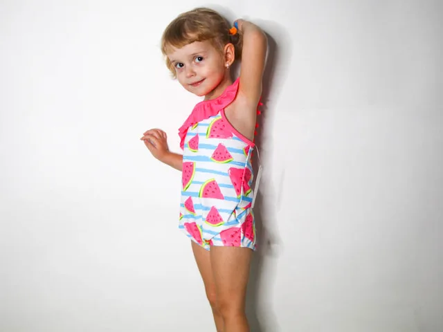 Charmleaks/цельные купальники для девочек с цветочным принтом на одно плечо Купальники для малышек Дети рюшами милые бикини пляжная одежда