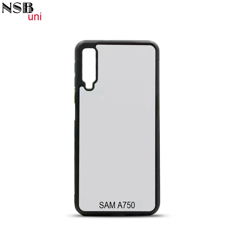 

NSBuni Soft Rubber Phone Case Cover For Samsung A750 A7 2018 Sublimation Blank Cell Phone Protective Phone Case DIY Phone Cases
