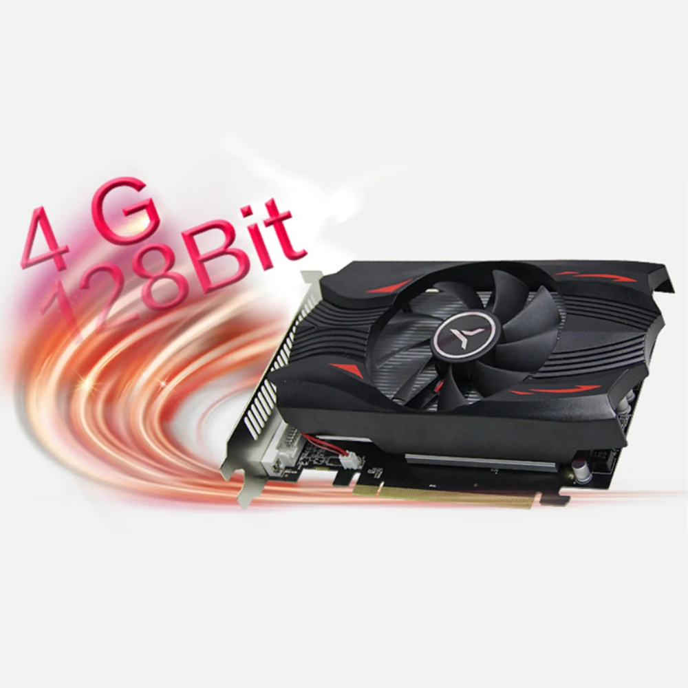 Yeston Radeon RX 560D GPU 4 ГБ GDDR5 128 бит игровой настольный компьютер ПК видеокарты Поддержка DVI-D/HDMI 2.0B