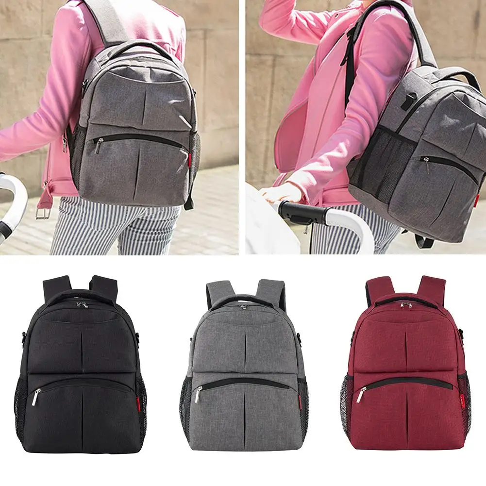

New Large Capacity Maternity Mummy Backpack Baby Diaper Nappy Changing Stroller Bag