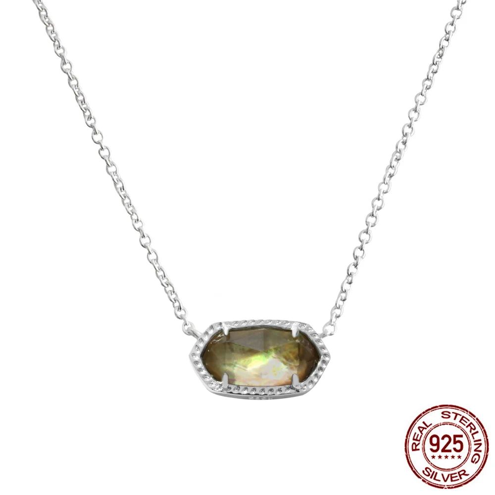 

Trendy silver 925 jewelry Cube Champagne real pearl necklace Pendant Fashion statement necklaces for Women free shipping