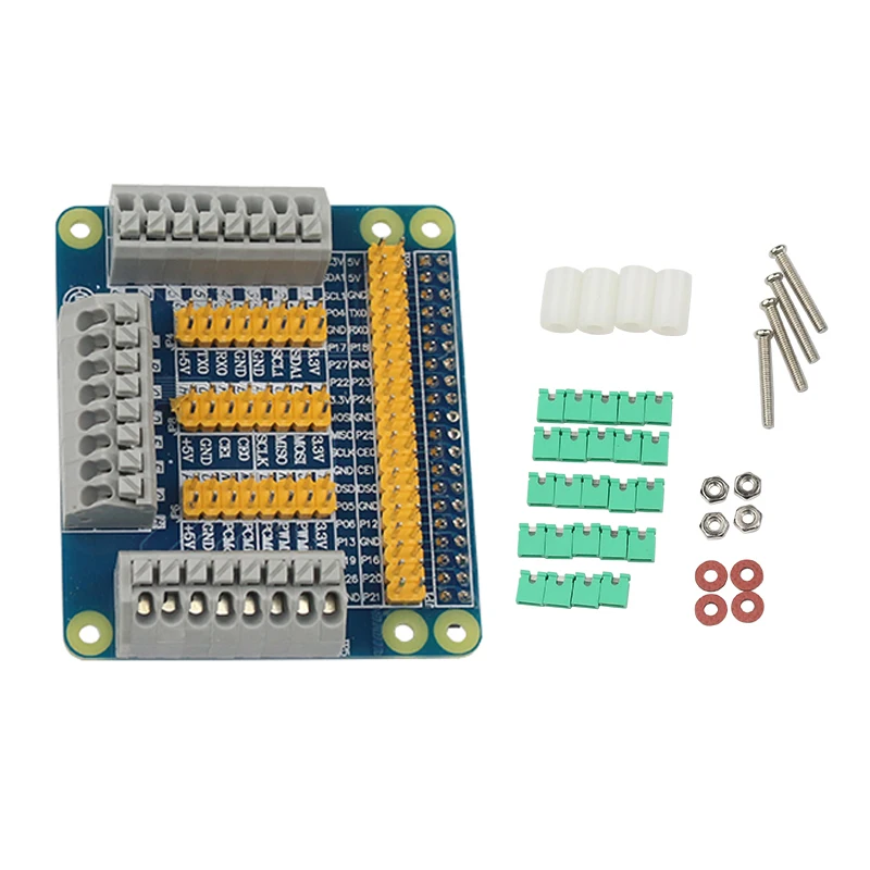 Плата Raspberry Pi 4 GPIO многофункциональная расширения модуль для 3B + / 2 Orange