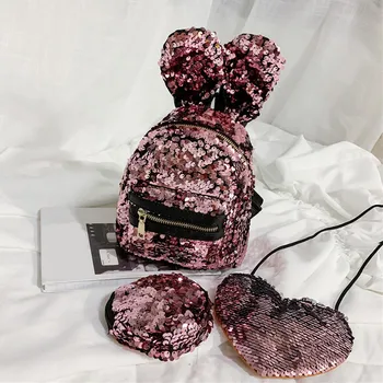 

Backpack Women 3PCS Fashion Student Children School Messenger Pen Clutch mochila feminina sac a dos femme bolsa masculina 2019