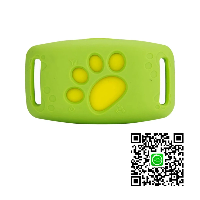 Ошейник для собак с gps трекерами регулируемые ремни для домашних животных базовый ошейник gps ошейник с локатором умный анти-осенний беспроводной монитор для собаки Finder - Цвет: Зеленый