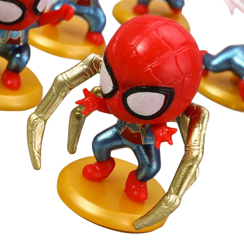 8 Pcs/set Disney Marvel Avengers Infinity War Action Figure PVC SpiderMan Figure Collectible Model Home Decoration Dolls Toy 8 Pcs/set Disney Marvel Avengers Infinity War Action Figure PVC SpiderMan Figure Collectible Model Home Decoration Dolls Toy