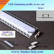 Ликвидация товаров t-образный встраиваемый тримминесцентный Гипсокартон Профиль приспособление с внутренней шириной 20 мм для Cooridor с FedEx доставкой