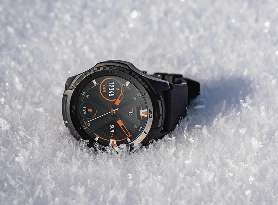 Ticwatch S2, умные часы, Bluetooth, gps, водонепроницаемые, 5 АТМ, 24 часа, монитор сердечного ритма, проактивный, для бега, отслеживания, фитнес-помощник