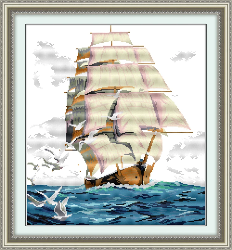 Sailng Вышивка Крестом Картины Счетный крест 11ct 14ct вышивки крестом оптовая продажа