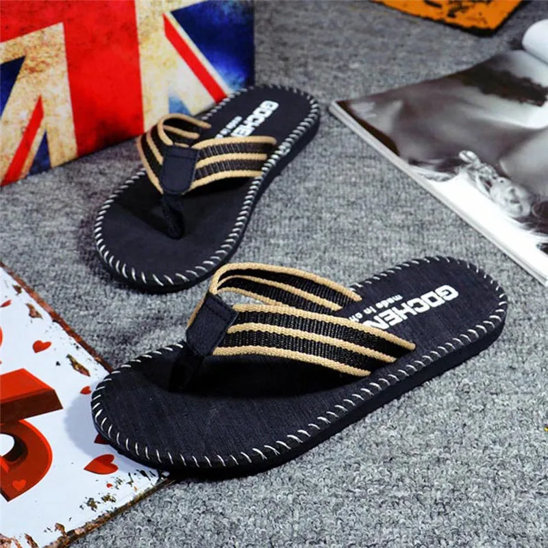 

Dropshipping 2019 Hot Sale Men Slippers Summer Flip Flops Shoes Beach Sandals Male Soft Flip-flops EVA Zapatos De Los Hombres
