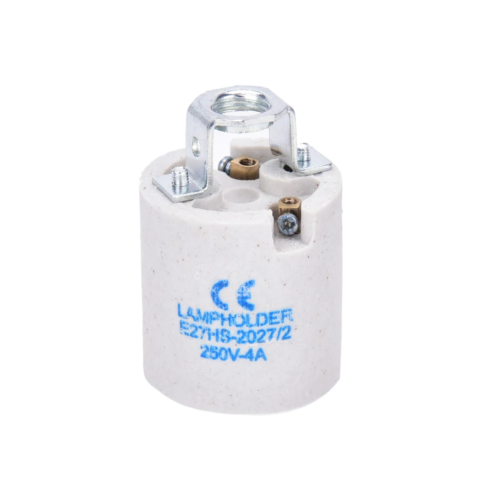 New E27 Ceramic Lamp Holder Light Socket Base Accessory Screw Cap Adapter Converter For Retro Vintage Edison Bulb Lamp