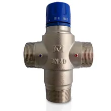 DN40 латунь термостатический клапан Солнечный смеситель для душа термостатический клапан