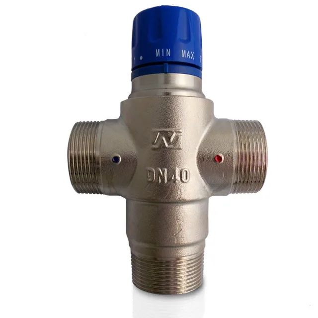DN40 Brass Thermostatic valve Solar Shower Mixer Thermostatic Valvein