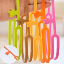 Новая креативная Милая Экологичная силиконовая Закладка в виде пальца конфеты цвета Bookmarks для книг подарок 915