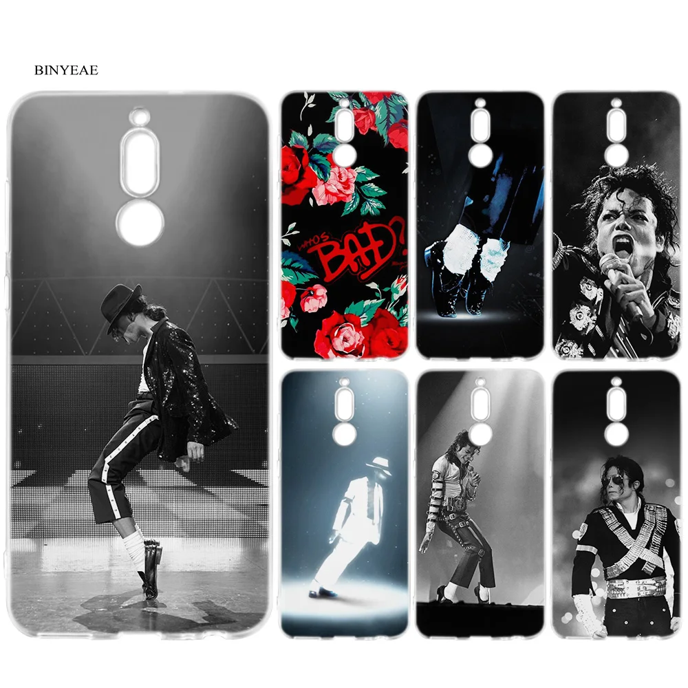 

Silicone Case for Huawei Mate 10 20 P10 P20 P30 Honor 9 10 Lite Pro P Smart 2019 Michael Jackson King POP Print Cover Coque Capa