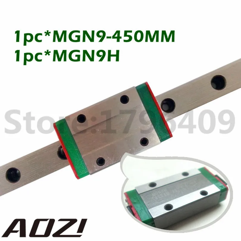 

Hot Sale 1 Set Miniature Linear Guide Kit 1pc MGN9 Length 450mm With 1PC Linear Rail Slide Block MGN9H New